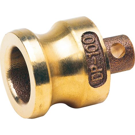 Raccord rapide à cames laiton bouchon adaptateur DP - 1''1/2 (40/49)