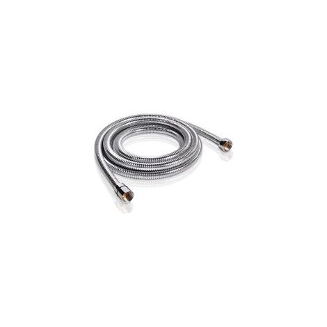 Flexible Douche 1.5M– Tuyau Douche en Acier Inoxydable, Anti-Torsion & Anti-Pliure, Antifuite, Universel G1/2", Remplacement Robuste avec Raccords en Laiton et Joints, Chrome/Argentée