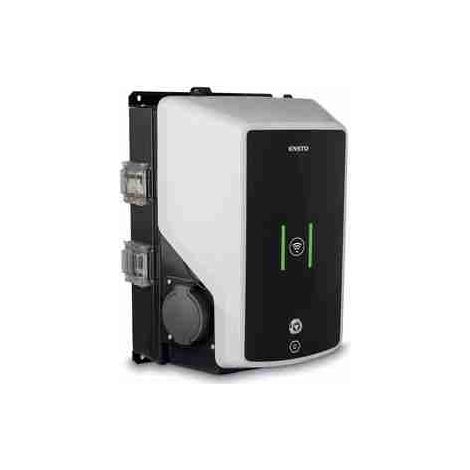 BTIEVB200EB-B4BC Ensto Wallbox AC-Ladestation 22 kW mit 2 Typ-2-Steckdosen – GESCHÜTZT