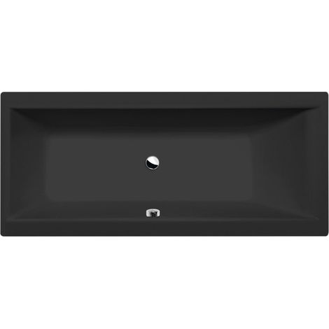 Baignoire rectangulaire CLEO 160x70x48cm, noir mat