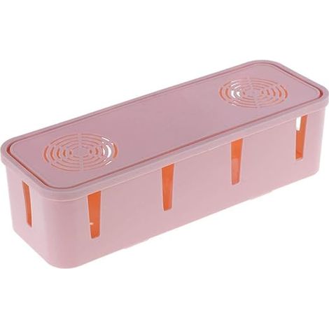 1 Stück Sicherheitsaufbewahrungsbox mit Deckel, Kabelorganisator, Stromkabel