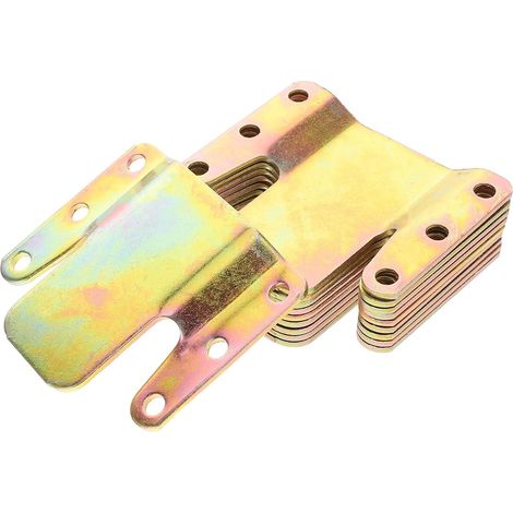 Connecteur de Canapé en Fer Lot de 10 Pièces pour Meubles, Clips D'emboîtement Robustes Garantissant Stabilité et Ajustement Facile pour Canapé à Domicile (1/5)