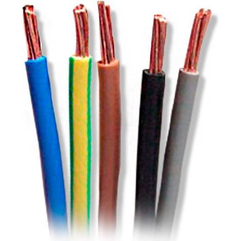 Cable flexible de 6mm2 Libre de Halógenos H07Z1-K 100mts. Amarillo-Verde/Azul/Gris/Marrón/Negro Amarillo-Verde/Azul/Gris/Marrón/Negro (1/2)