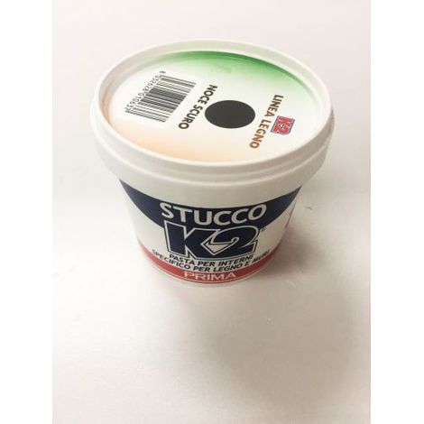 STUCCO PASTA K2 PRONTO ALL'USO PER INTERNI LEGNO MURI 500GR VARI COLORI 35200V NOCE SCURO (35202)