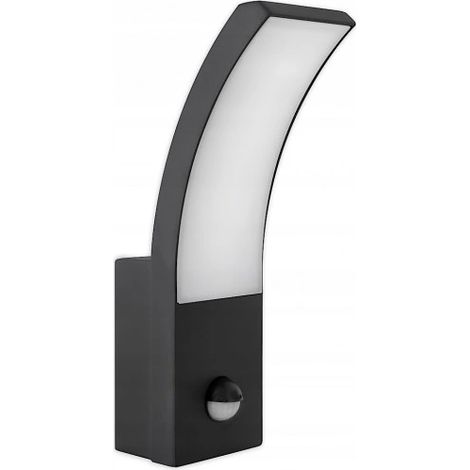 Lampada da parete per esterni con sensore di movimento a LED da 9W (1/3)