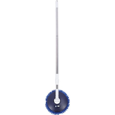 Brosse nettoyante voiture sans fil rotative électrique lavette extensible poils doux pour auto intérieur extérieur vitre carrelage sol kit bleu (1/5)