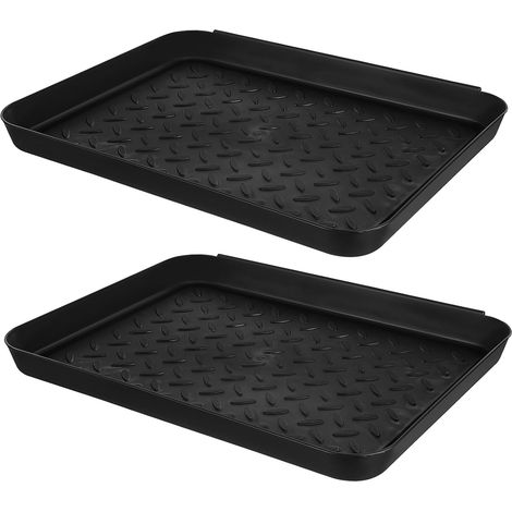 – 2 bacs égouttage – entrée – plateau chaussures – polyvalent/plastique (1/5)