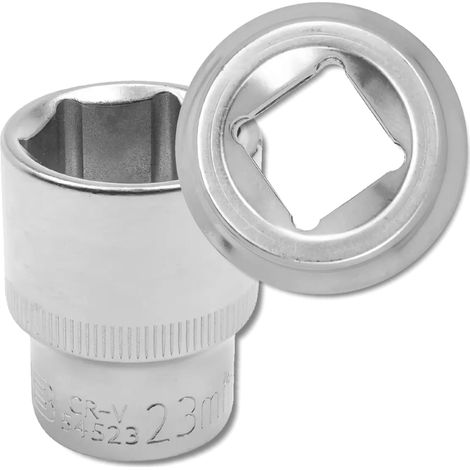 JCB 1/2" 23mm 6-Punkt Cr-V Steckschlüssel (1/5)