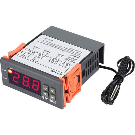 Eosnow Thermostat numérique, micro-ordinateur, contrôleur de température Intelligent, interrupteur 220v pour Machine à couver des fruits de mer d'aquarium