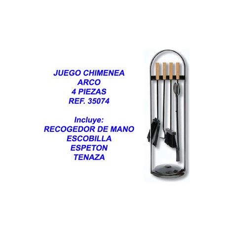 Juego Chimenea ARCO 4 Piezas 35074 (1/4)