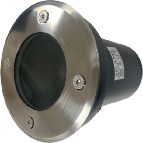 Silamp – Spot encastrable extérieur sol GU10 – Étanche IP65 – Angle d'éclairage 30° – Diamètre 105mm – Profondeur 130mm