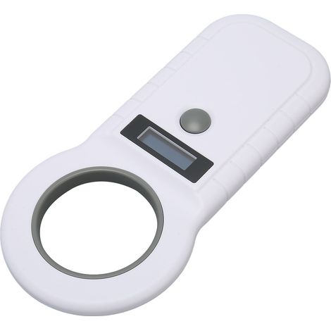 Lecteur de puces électroniques pour animaux de compagnie 134,2 kHz/125 kHz, rechargeable par USB, portable, pour chiens et chats