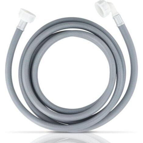 Tuyau Arrivee Deau d'Eau Froide, Tuyau Machine à Laver Anti-Explosion, Tuyau d'Arrivée d'Eau, Tuyau Lave Linge, Flexible d'Alimentation pour Lave-Linge et Lave-Vaisselle de 3m, Gris