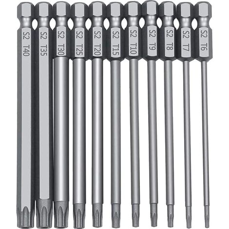 11 Uds/12 Uds 50/100mm 1/4 "pointes hexagonales Controlador A (1/5)