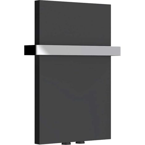 Reina Slimline Vertical Designer Radiator 470mm H x 300mm W Textured Matt Anthracite (1/5)