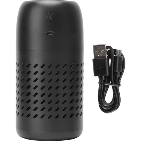 Purificateur d'Air Portable à Ions Négatifs pour Chambre Bureau Maison Noir (1/5)