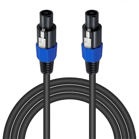 Câble audio professionnel Speakon Cable 6 pieds, calibre 18, mâle-mâle (1/5)