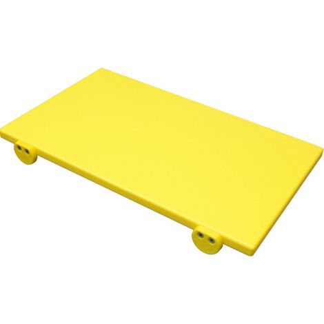 Tagliere professionale giallo Euroceppi cm 50x30x2