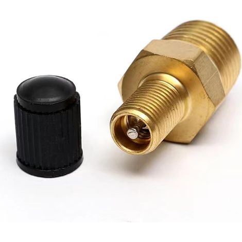 Le kit comprend un raccord rapide BSP de 1/8 pouce et un adaptateur de gonflage. (1/5)