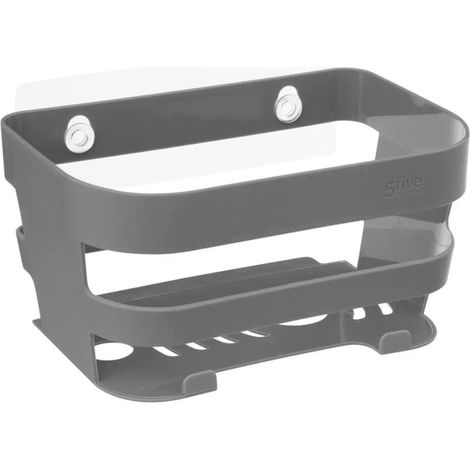 Étagère Murale Salle de Bain "Bath'n Store" 22cm Gris (1/3)