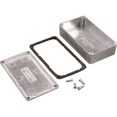 [NEUWERTIG] B-Ware Hammond Electronics Universal-Gehäuse Aluminium 140x102x76mm IP66 schwarz 1 St.