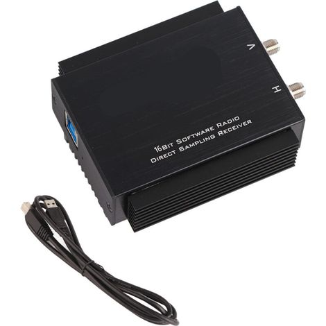 Software-defined radio receiver, industrial aluminium alloy module 1kHz-64Mhz RX888 MKII (1/5)
