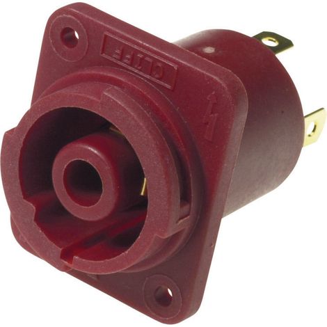 Cliff FCR2069 Netz-Steckverbinder FC Buchse, Einbau vertikal Gesamtpolzahl: 3 + PE 20 A Rot 1 St.