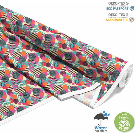 Dekorativer Outdoor-Stoff Oxford - Geometrisches Muster I DX3478 (1/5)