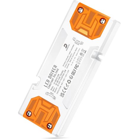 Alimentation LED 24V 15W 630mA Transformateur 220V 24v Extra Plat Transfo Driver Power Supply pour Basse Tension Bande Ampoule G4 Spot GU5.3 MR16 (1/5)
