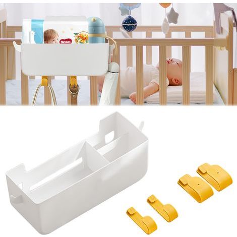 Organisateur de Table à Langer pour Bébé - Commode Multifonction à Suspendre - Accessoire Blanc (1/5)
