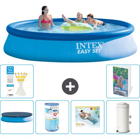 Intex Piscina Easy Set Rotonda - 396x84 cm - 7-pezzi  S113