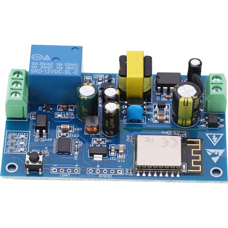 Module de relais 220 V avec commande à distance par réseau mobile pour maison connectée AC85‑264 V (1/5)