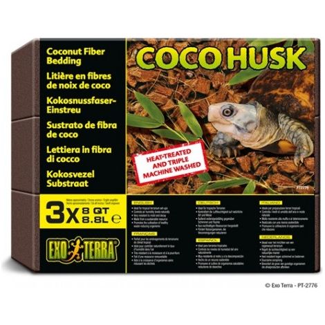 Exo Terra Bricks Pack 3Pc Coco Husk 8.8l