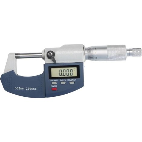 Micromètre numérique, micromètre extérieur électronique 0,001 Mm 0-25mm avec Outil de Mesure de jauge micrométrique de Ligne d'échelle (1/5)