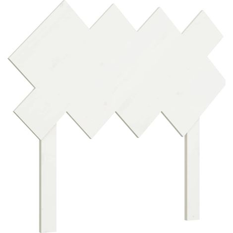 Maison Exclusive - Cabecero de cama madera maciza de pino blanco (1/5)