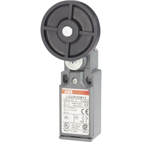 ABB 1SBV010342R1211 LS32P42B11 Endschalter 400 V/AC 1.8 A Rollenhebel tastend IP65 1 St.