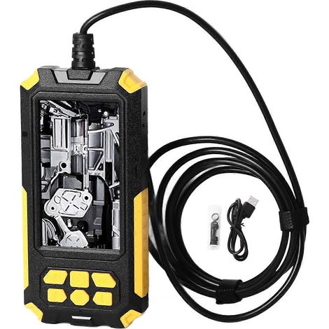 4,3-Zoll-Endoskopkamera mit 9 einstellbaren LEDs, 70°-Sichtwinkel, IP68 wasserdicht, HD 1080P Inspektionskamera