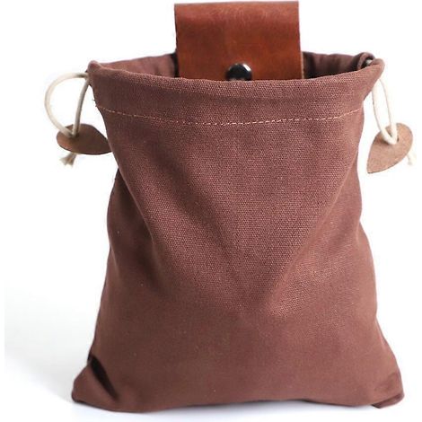 Sac de cueillette Derivemid, pochette pliable en toile PU pour les aventures en plein air (1/5)