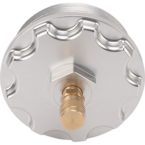 Kraftstofffilterdeckel mit 1/8 NPT Druckprüfanschluss, passend für Ford F-250 F-350 F-450 2003-2007, Originalersatzteil. (1/5)
