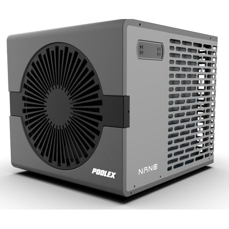 Poolex – Pompe à chaleur de piscine réversible jusqu’à 30 m³ – Puissance 5 kW – Wi-Fi intégré pour contrôle à distance – Échangeur en titane