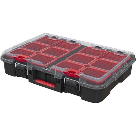 Keter Roc Stack N Roll Organiser Removeable Storage Bins KETSNRORG (1/5)