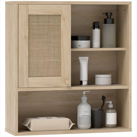 Meuble de salle de bain Armoire murale salle de bain porte (1/5)