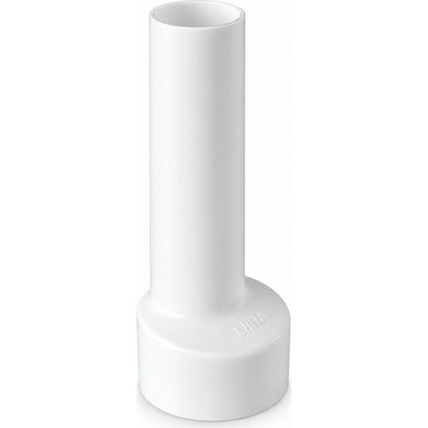 Tubo di troppo pieno in polipropilene bianco, lunghezza 170 mm (1/3)