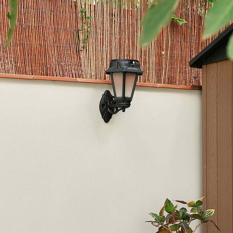 Farola Solar De Jardín Para Pared "BISSO/ROSETTA" Con Sensor PIR