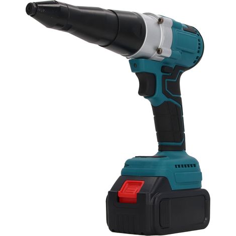 Riveteuse électrique à commande par simple pression d'un bouton, automatique, à double vitesse réglable, outils de rivetage, prise UE 110-240 V (1/5)