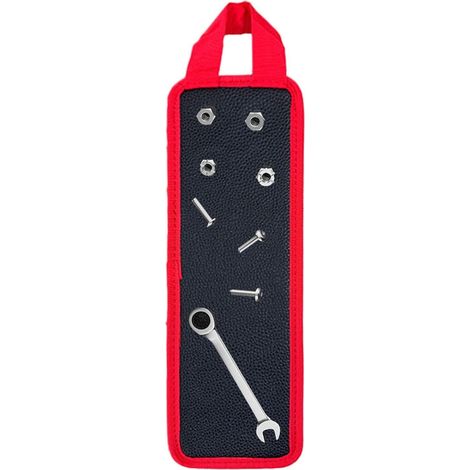Tapis porte-outils magnétique - Bac de support magnétique avec poignées - Tapis de rangement flexible pour garage, atelier, jardin, abri à outils, chantier et bricolage (1/5)