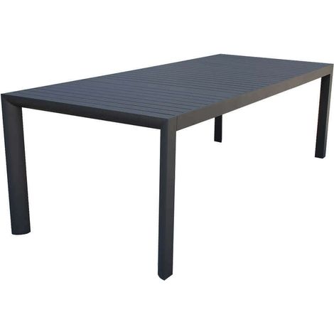 Tavolo in alluminio per esterno allungabile 135/180x70x76 BOSTON - Black (1/4)