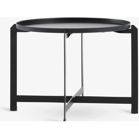ORION91oficial® - Mesa Acero Hawái  Mesa Auxiliar  Ø50 x Alto 40 cm  Color Negro  - spaziORION91 - Unidad (1/5)