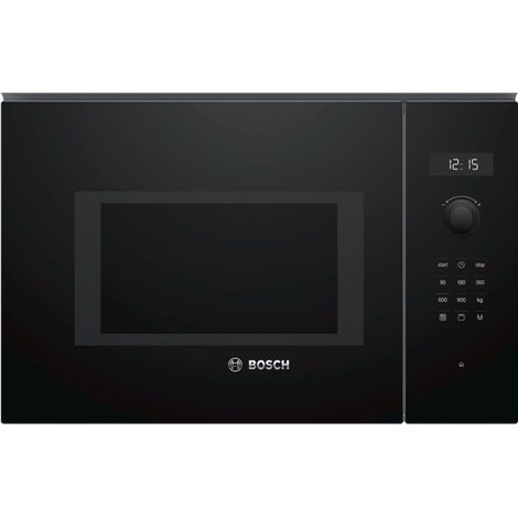 Bosch – Four à micro-ondes encastrable 25L 900W – Puissance grill 1200W – 8 programmes automatiques – Convection et fonction décongélation