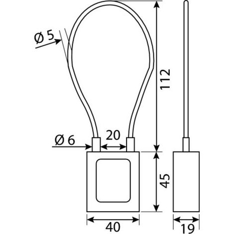 Thirard – Cadenas à clé de consignation à câble inox gainé PVC – Résistant aux chocs et à la chaleur – Clé prisonnière avec 900000 combinaisons (1/2)